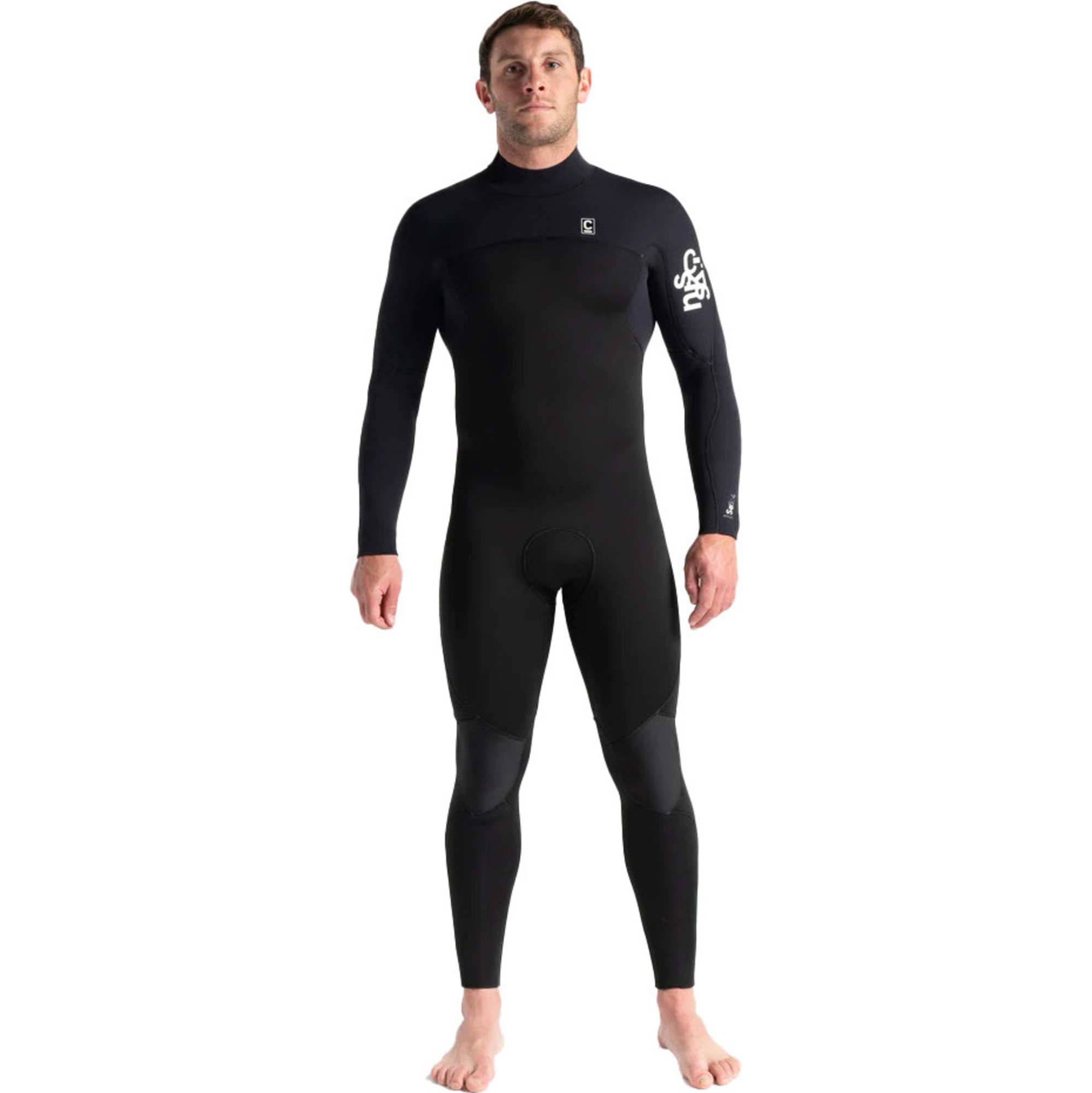 2024 CSkins Mens Session 5/4mm GBS Back Zip Wetsuit CSE54MBZ Black